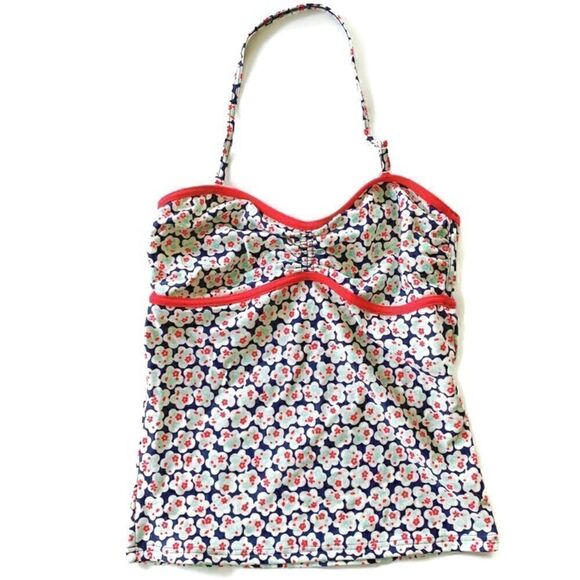 NWOT Johnnie B. Mini Boden Girls Floral Swim suit Top Tankini kids 15-16Y - Picture 1 of 8